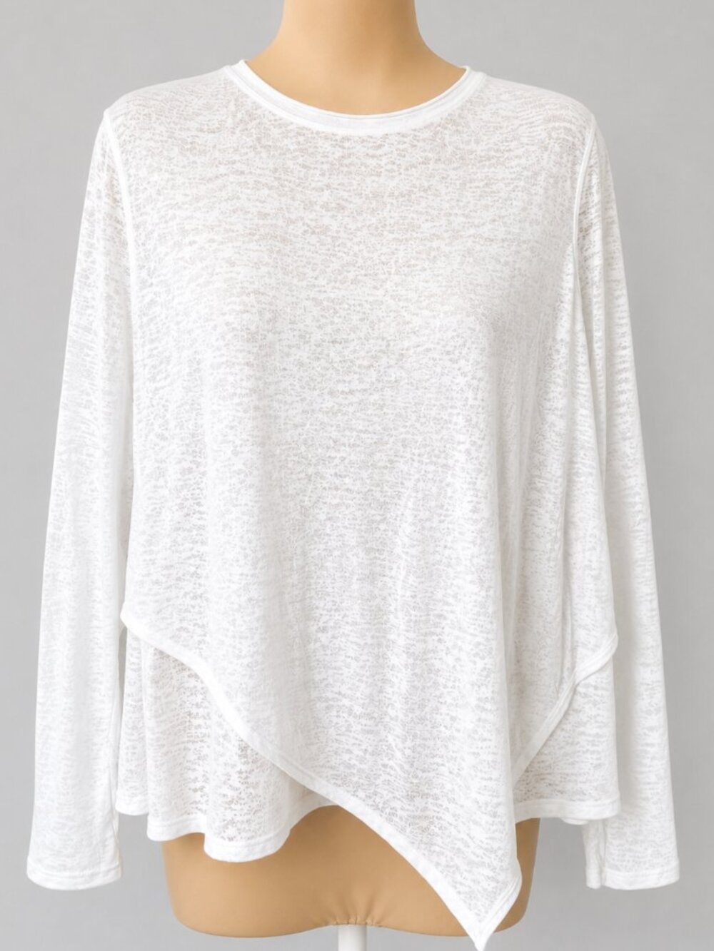 LULULEMON Sweetest Day Long Sleeve Asymmetrical Hem Top EUC